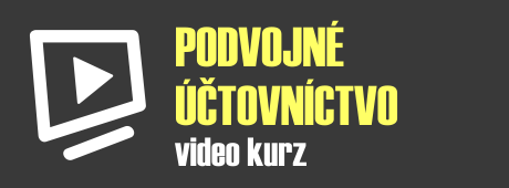 Video kurz podvojného účtovníctva